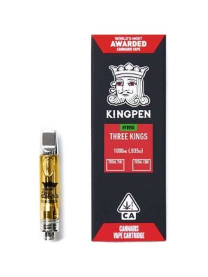 Buy Kingpen Vape Cartridges, three kings strain, Three Kings kingpen Cartridge, hybrid battery pen, 1 gram thc cartridges